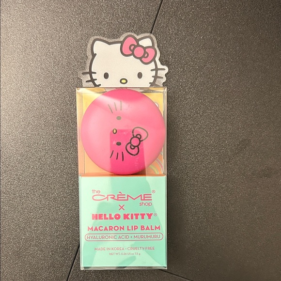 The Creme Shop x Hello Kitty Pink Macaron Lip Balm - cool as mint - Picture 2 of 3